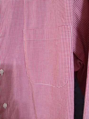 Brooks Brothers Shirt Mens 16.5 32/33 LS Button Up Red Check Stretch EUC - Picture 4 of 8