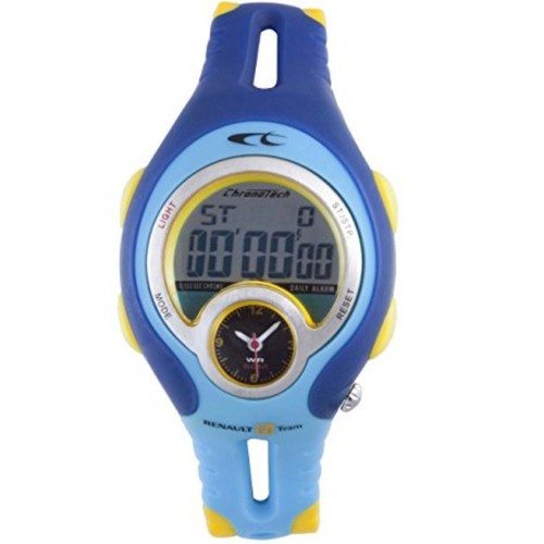 OROLOGIO UOMO CRONOGRAFO CHRONOTECH DIGITAL BLUE CT.7641M/13 | eBay