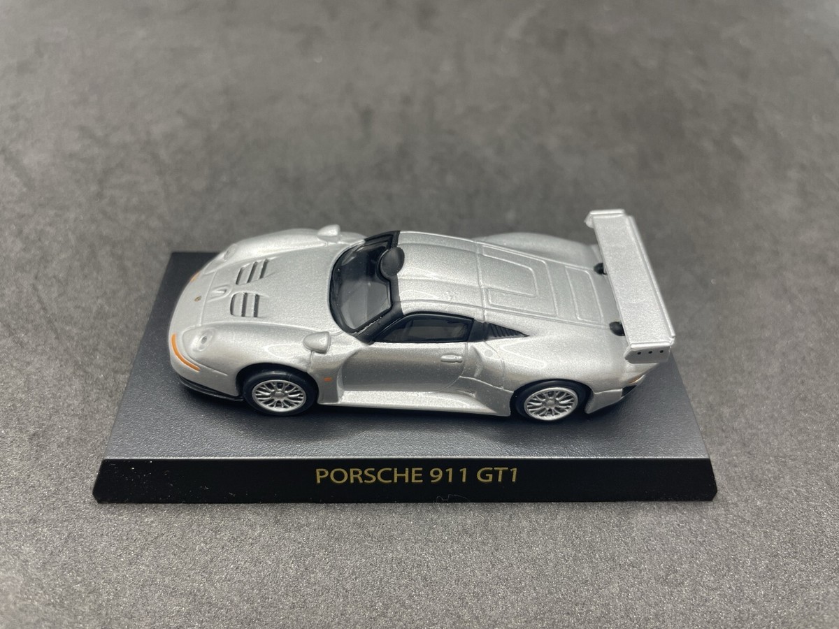 Kyosho 1/64 Porsche collection 911 GT1 silver diecast model
