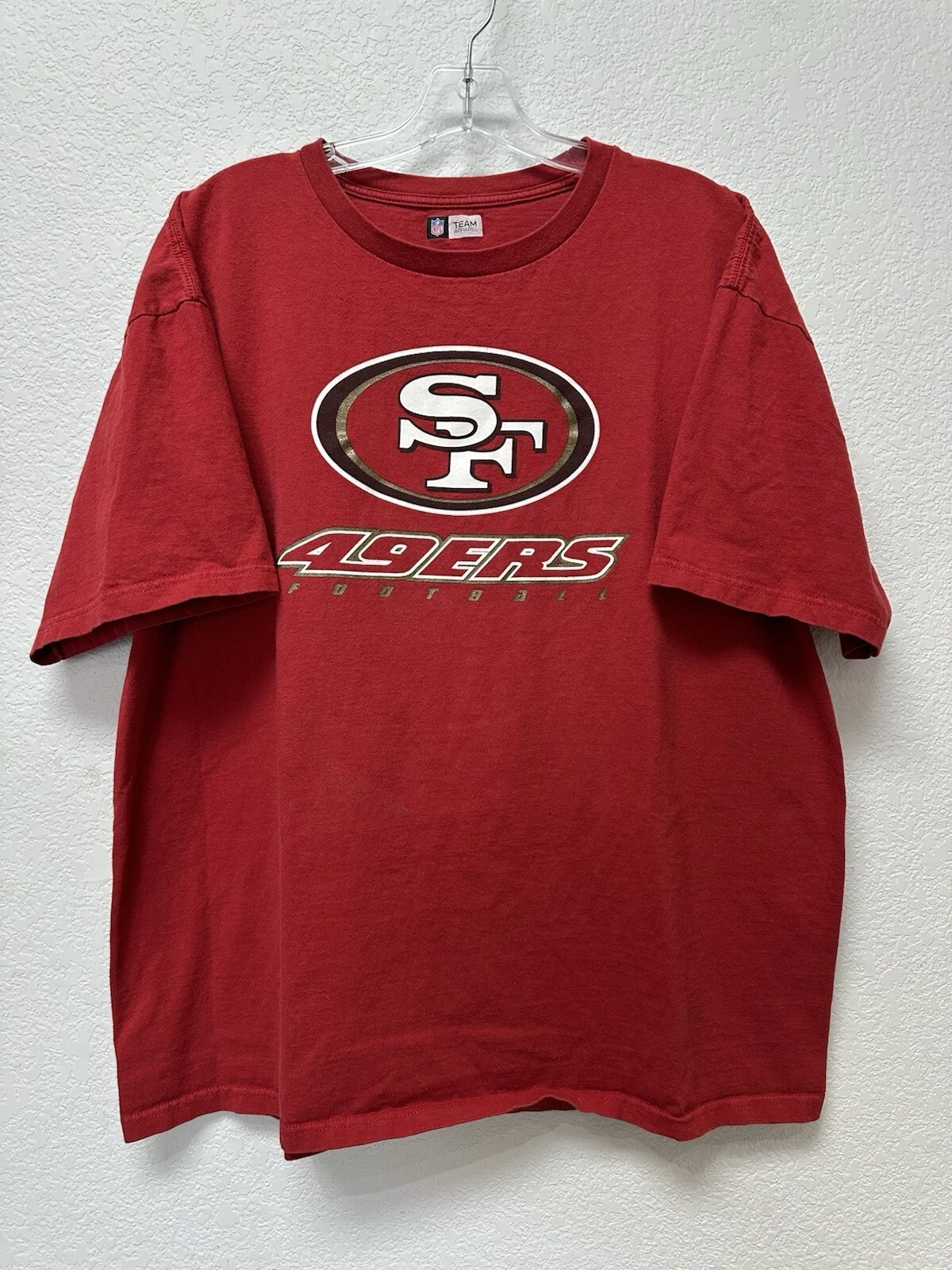 *USED* NFL - San Francisco 49ers - Men’s Red T-Shirt - Size: XL