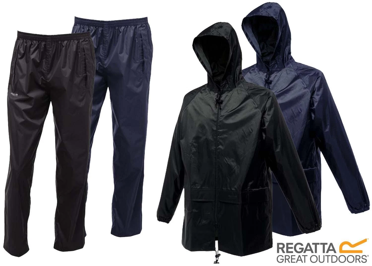 Unisex Regatta Stormbreak Adults Waterproof Rain Suit | Jacket & Trouser Set