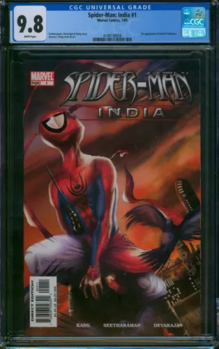 Spider-Man: India #1 🌟 CGC 9.8 🌟 1st App Pavitr Prabhakar! Marvel Comic 2005