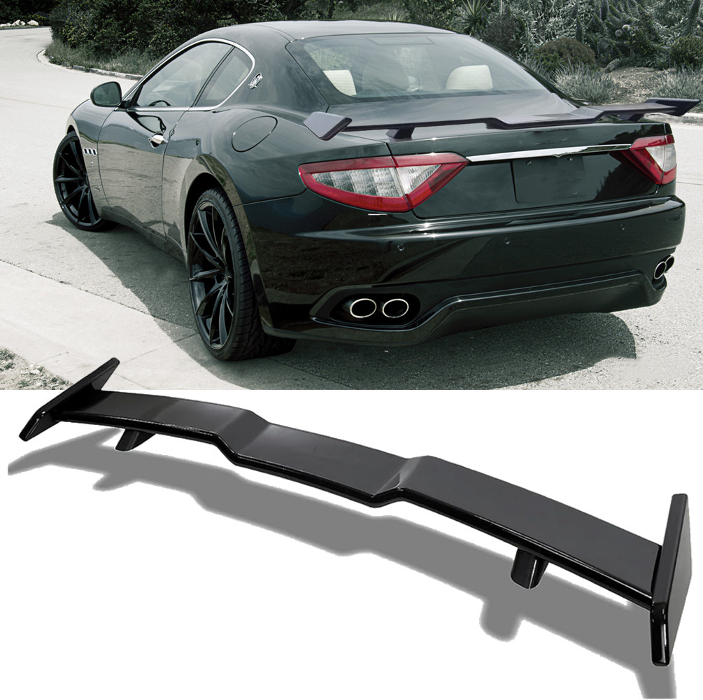 57" Rear Trunk Spoiler Wing Lip TRD Style Glossy Black For Maserati Granturismo