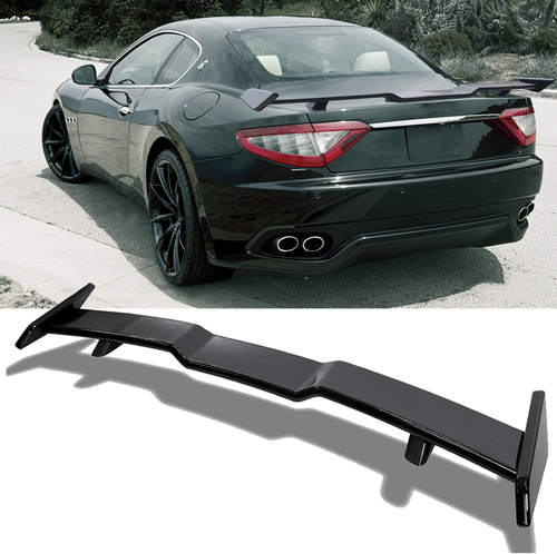 57" Rear Trunk Spoiler Wing Lip TRD Style Glossy Black For Maserati Granturismo - Picture 1 of 15
