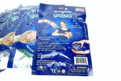 Lot Of 5 3D Kinetic Spring Toy Interactive Play Motion Sensory Stress Therapy
