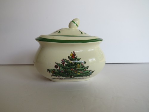 Spode ~ Christmas Tree ~ Sugar Bowl & Lid - Picture 3 of 8