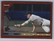 1996 Score Dugout Collection Houston Astros Baseball Card #68 Craig Biggio HOF