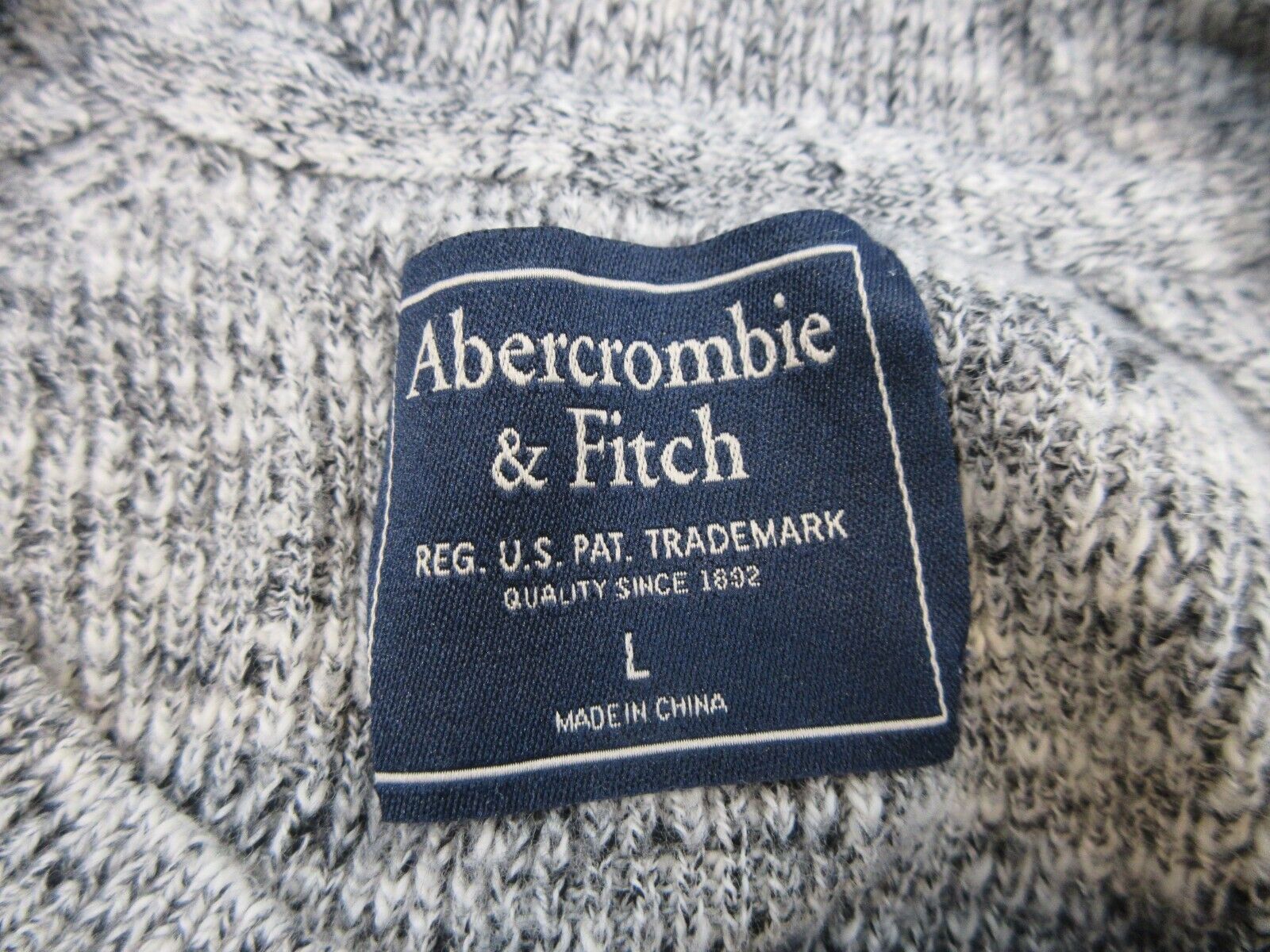 Abercrombie and Fitch Sweater Mens Adult Large Gr… - image 6
