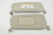  Nissan Sentra Set Sunvisors Sun Visor Driver Passenger Gray Oem 2007-2012