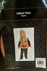 Cute Boy or Girl Infant Pullover Pumpkin Vest Halloween Costume (Sz 6-12 mo) NWT — photo 3