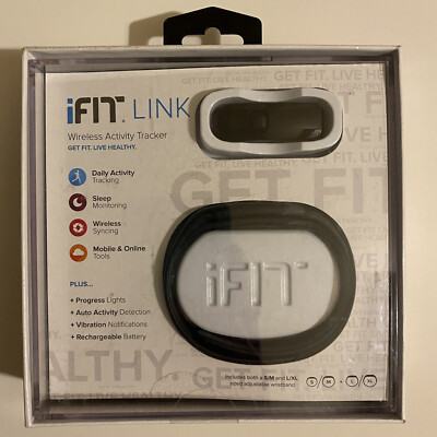 iFit Link Wireless Activity Tracker Black Model IFLINK115