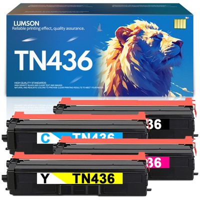 TN436 Toner Cartridge Replacement for Brother TN-436 MFC-L8900CDW BK/C/M/Y