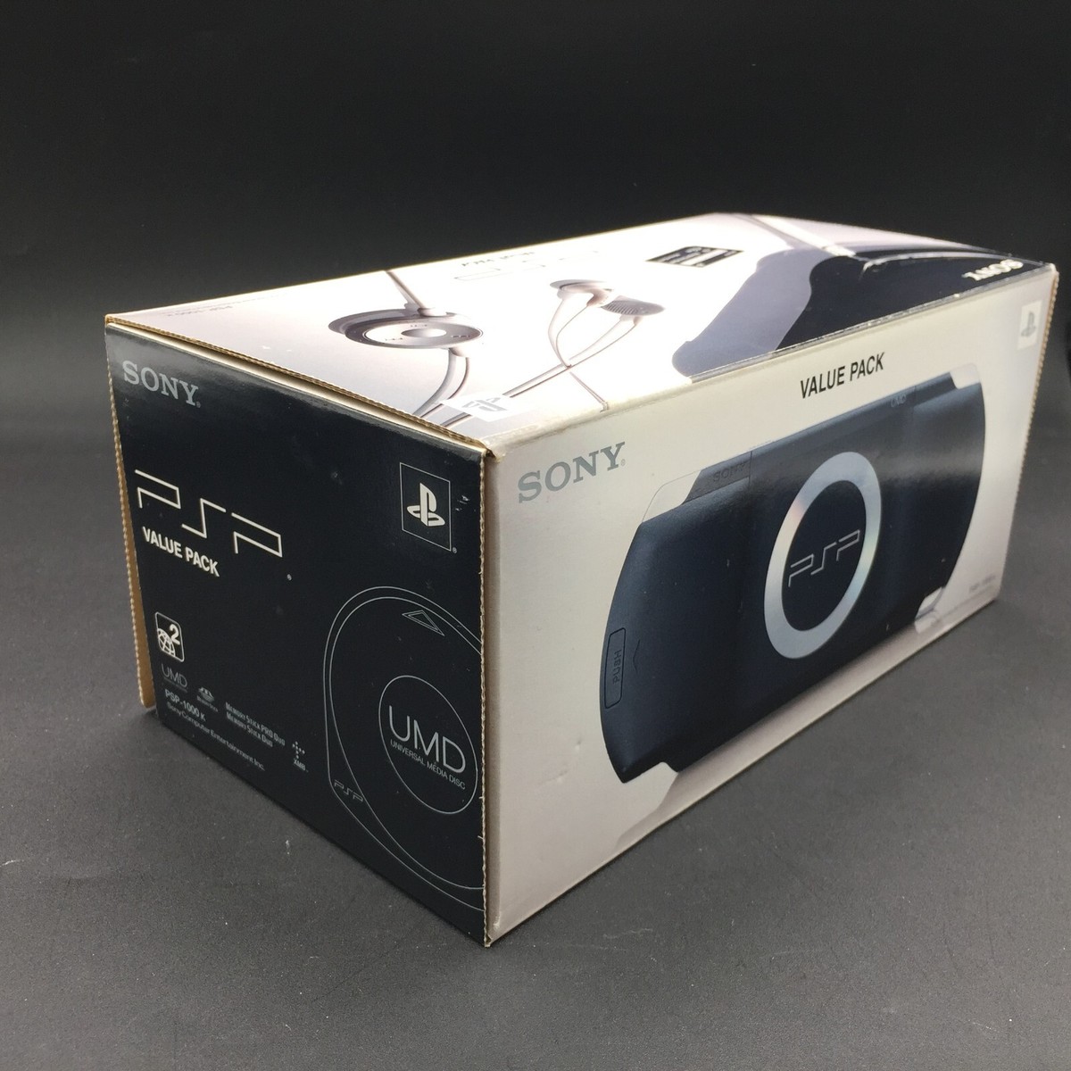 Very Good】Sony PSP-1000 Black Console +Box +Case+Manual No