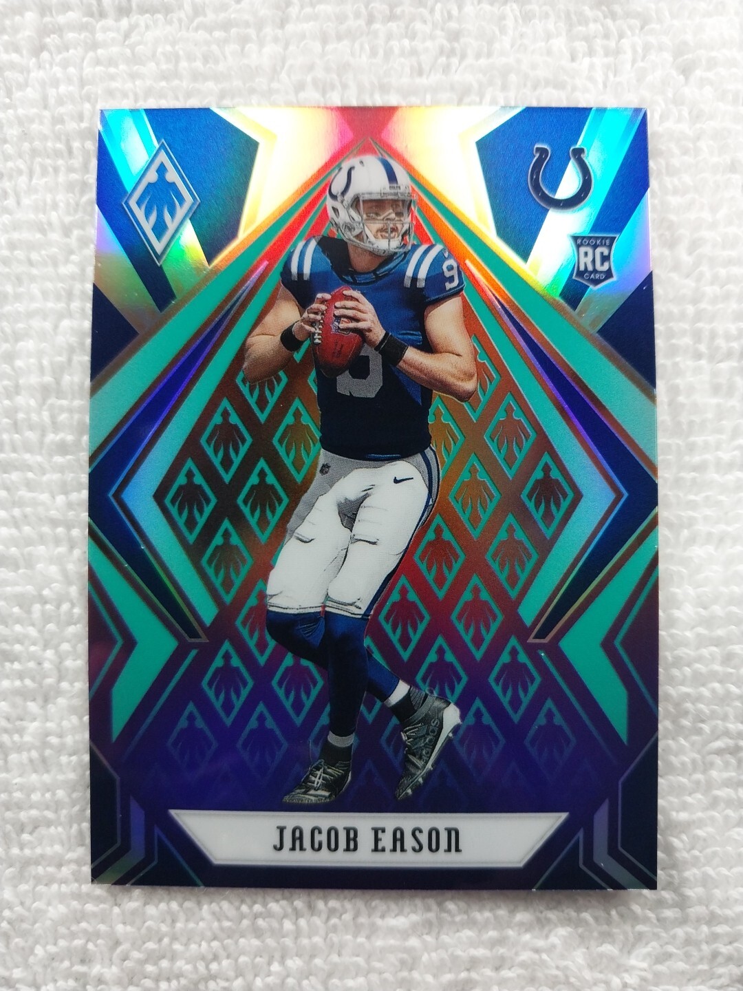 2020 Panini Phoenix Jacob Eason RC Rookie Color Burst SP #116 QTY