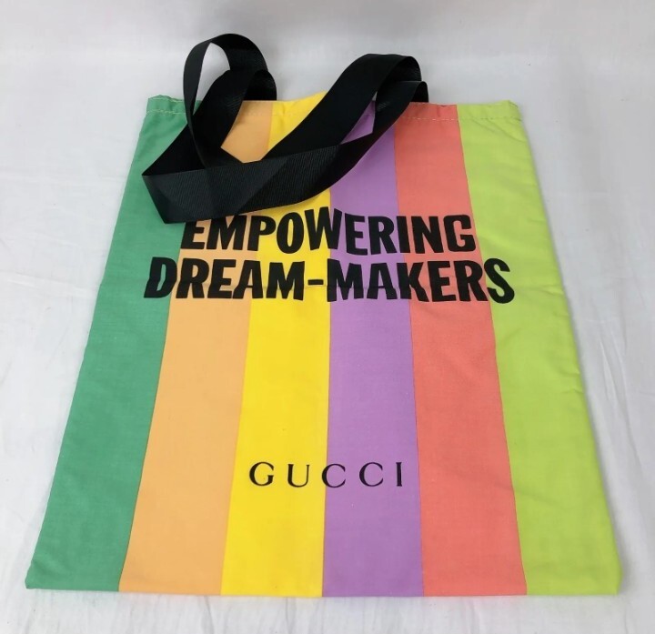 GUCCI GARDEN Tote Bag Notebook + EMPOWERING DREAM-MAKERS Strap