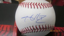 JA Happ Toronto Blue Jays/New York Yankees Signed MLB BaseBall COA 