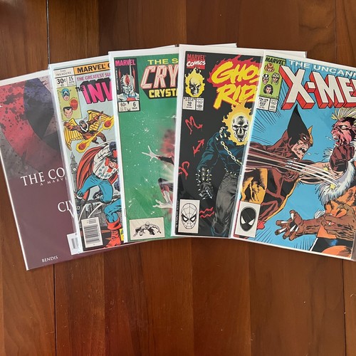 F/NM Marvel Comics Lot – Uncanny X-Men 222 Ghost Rider 10 Invaders 15 Civil War