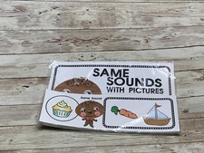 Gingerbread Boy - Themed Learning Centers -Same Sound w/ pictures Laminated