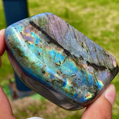 247G Natural elongated stone Madagascar polished crystal healing stone - 第 11/16 張圖片