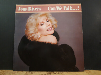 JOAN RIVERS  Can We Talk?  LP UK pressing  Spoken Word  Comedy  1983  Great!
