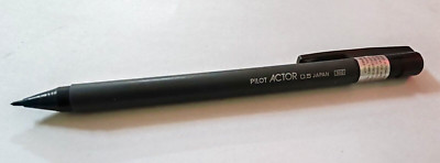 Rare Vintage Nos Pilot Actor Mechanical Pencil  Automatic 0.5 Black  , Japan