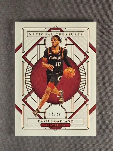 2020-21 Panini National Treasures #43 Darius Garland /49 Bronze Parallel