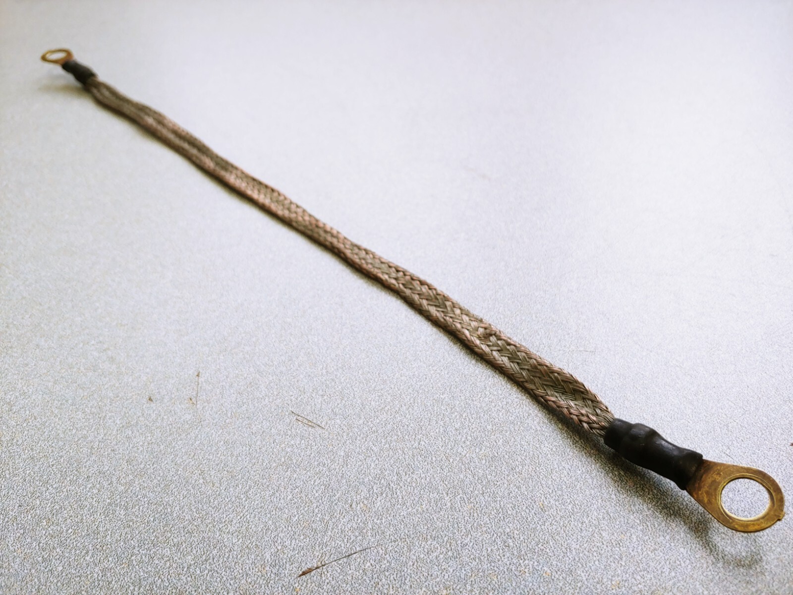 VERY NICE USED ORIGINAL PORSCHE 911 930 ENGINE ELECTRICAL PANEL GROUND STRAP