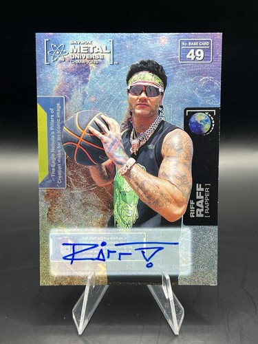 Riff Raff Item RIFF RAFF 2021-22 SKYBOX METAL UNIVERSE CHAMPIONS AUTOGRAPH AUTO | eBay