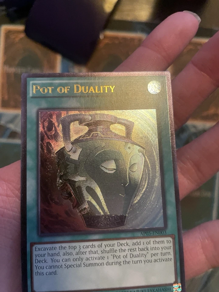 Yu-Gi-Oh! Pot of Duality - AP05-EN003 - Ultimate rare - NM!! - Image 3 of 4