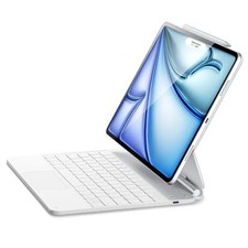 iPad Air 13 Inch Case Keyboard iPad Air 13/Pro 12.9 6th/5th/5th/3rd White