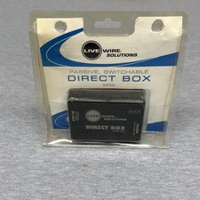 Live Wire Solutions Passive Switchable Direct Box SPD1 New