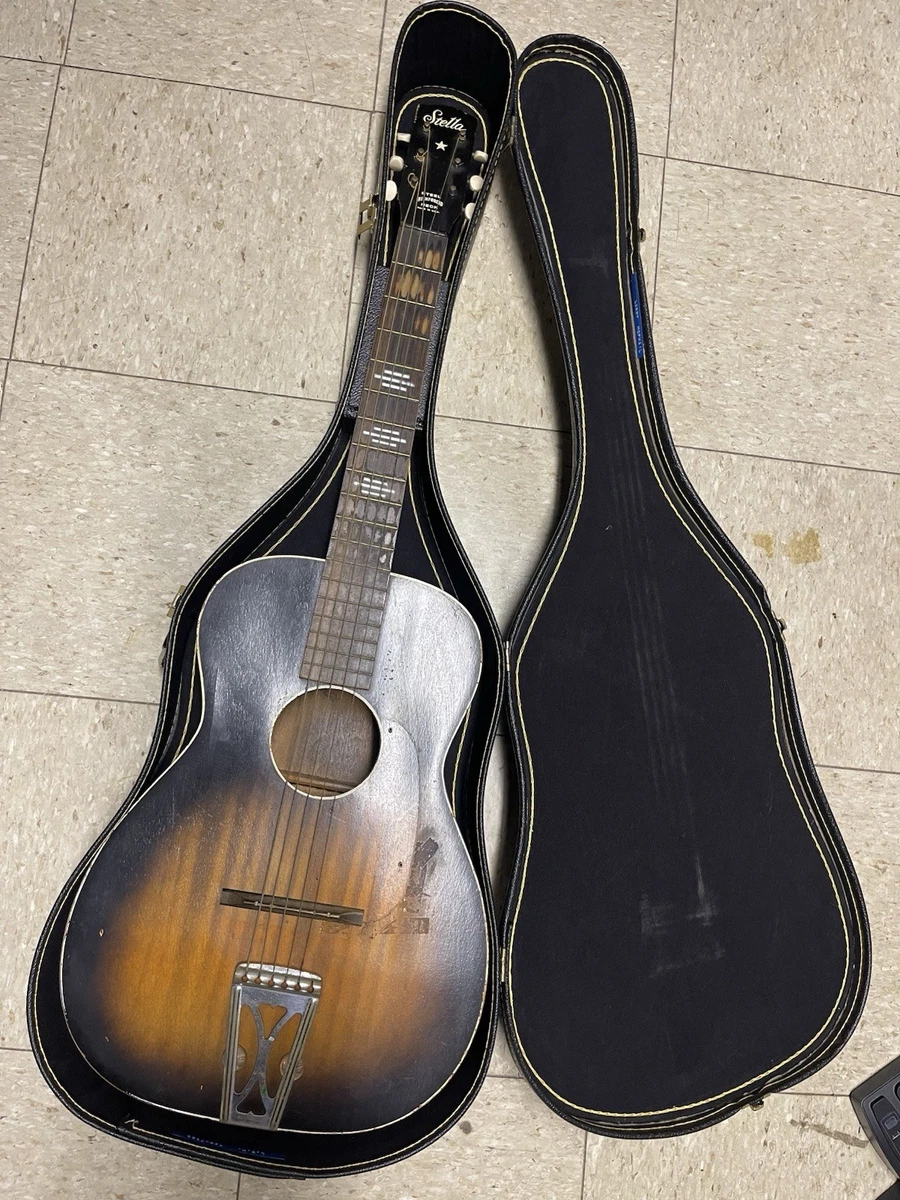 Harmony Guitar Case In Vintage Acoustic Guitars for sale | eBay