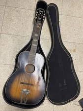 VINTAGE 60's HARMONY STELLA PARLOR ACOUSTIC GUITAR SUNBURST W CASE MADE IN USA