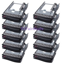 Lot Supermicro MCP-220-00118-0B Gen 5.5 Tool-Less 3.5" to 2.5" Converter Tray
