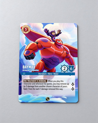 Disney Lorcana Baymax Armored Companion Promo Card DLPC 9/C1 NM