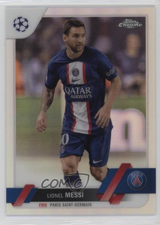 2022-23 Topps Chrome UEFA Club Competitions Refractor Lionel Messi #1 1jo8