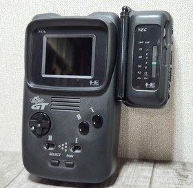 NEC PC Engine GT Console w/ TV Tuner PI-TG6 Power On For Parts Junk s1914M