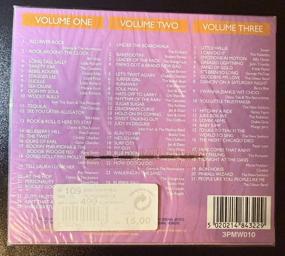 Hits of the 50's 60's 70's auf 3 CDs - über 70 Titel - Neu in Folie (#B1) - Bild 2 von 2