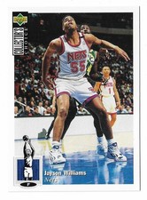 1994-95 Collector's Choice Basketball Jayson Williams Card #355 New Jersey Nets