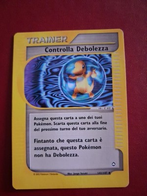 Pokemon Karte Trainer Schwäche Control 141/147