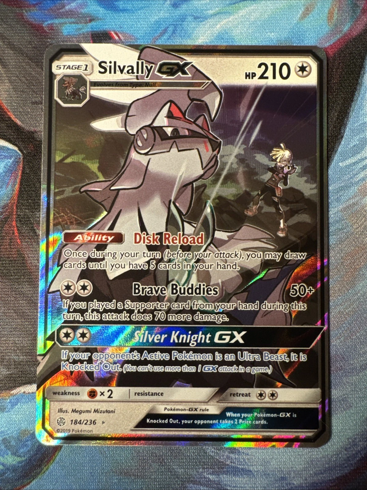 Silvally GX 184/236 Cosmic Eclipse NM Ultra Rare Pokemon Card