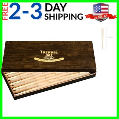 organic unbleached 1/4 Size Pre Rolled Cones in a Box | 50 Pack |  & Non GMO ...