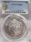 1880/79-O Morgan Silver Dollar PCGS MS61 - Missed 80/79 Crossbar Overdate VAM-4