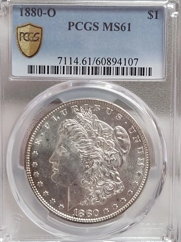 1880/79-O Morgan Silver Dollar PCGS MS61 - Missed 80/79 Crossbar Overdate VAM-4