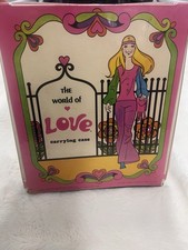 1971 Hasbro The World of Love carrying case designed for dolls and accessories