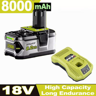 18V 8.0Ah Akku für RYOBI One Plus Lithium RB18L50 P108 P104 Batterie 18 VOLT de