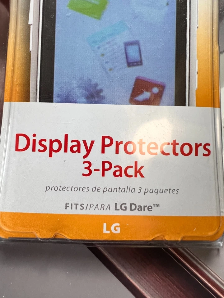 Verizon wireless LG Display Protectors 3-Pack Dare SET OF 2 packages. LG Dare - Image 4 of 4