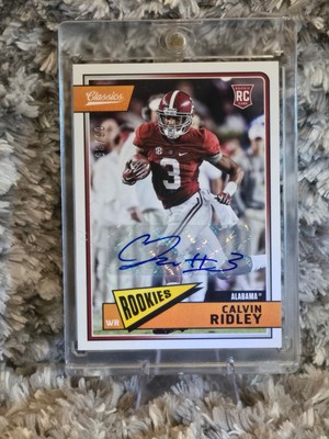 2018 Panini Classics Rookies Calvin Ridley #221 Rookie RC Auto /35