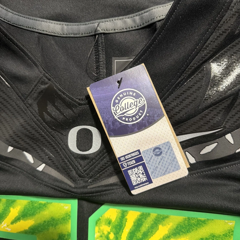Brand New NWT Nike Oregon Ducks Grateful Dead Jersey #90 Sz M - Image 2 of 4