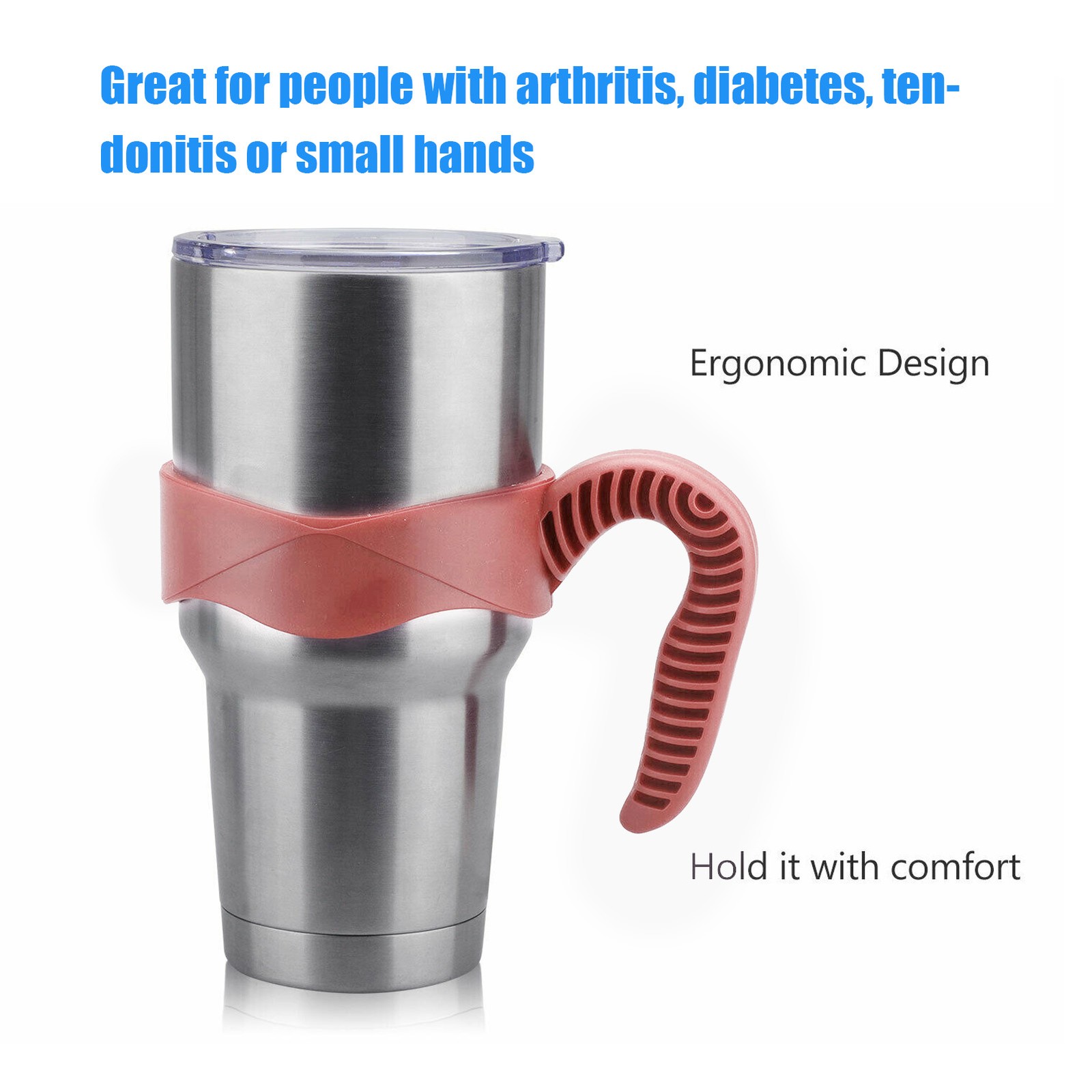 Ergonomic Handle For 20oz Mug Comfortable For Arthritis Patients Excellent